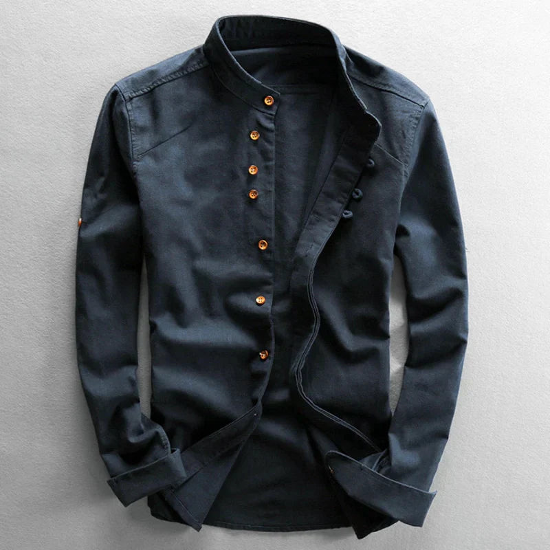 Legganza | Camisa de Cuello Mandarín - Osaka™
