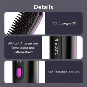 Legganza | Cepillo de peinado para cabello corto – VolumeLift™