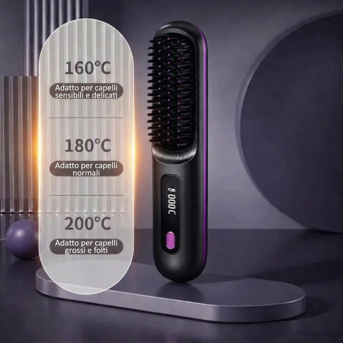 Legganza | Cepillo de peinado para cabello corto – VolumeLift™