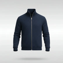 Legganza | Chaqueta clásica elegante con cremallera – RibbedWarm™