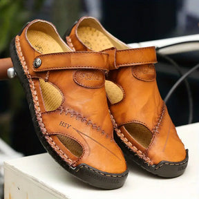 Legganza | Sandalias Casuales de Piel de Alta Calidad para Hombre - CloudWay™