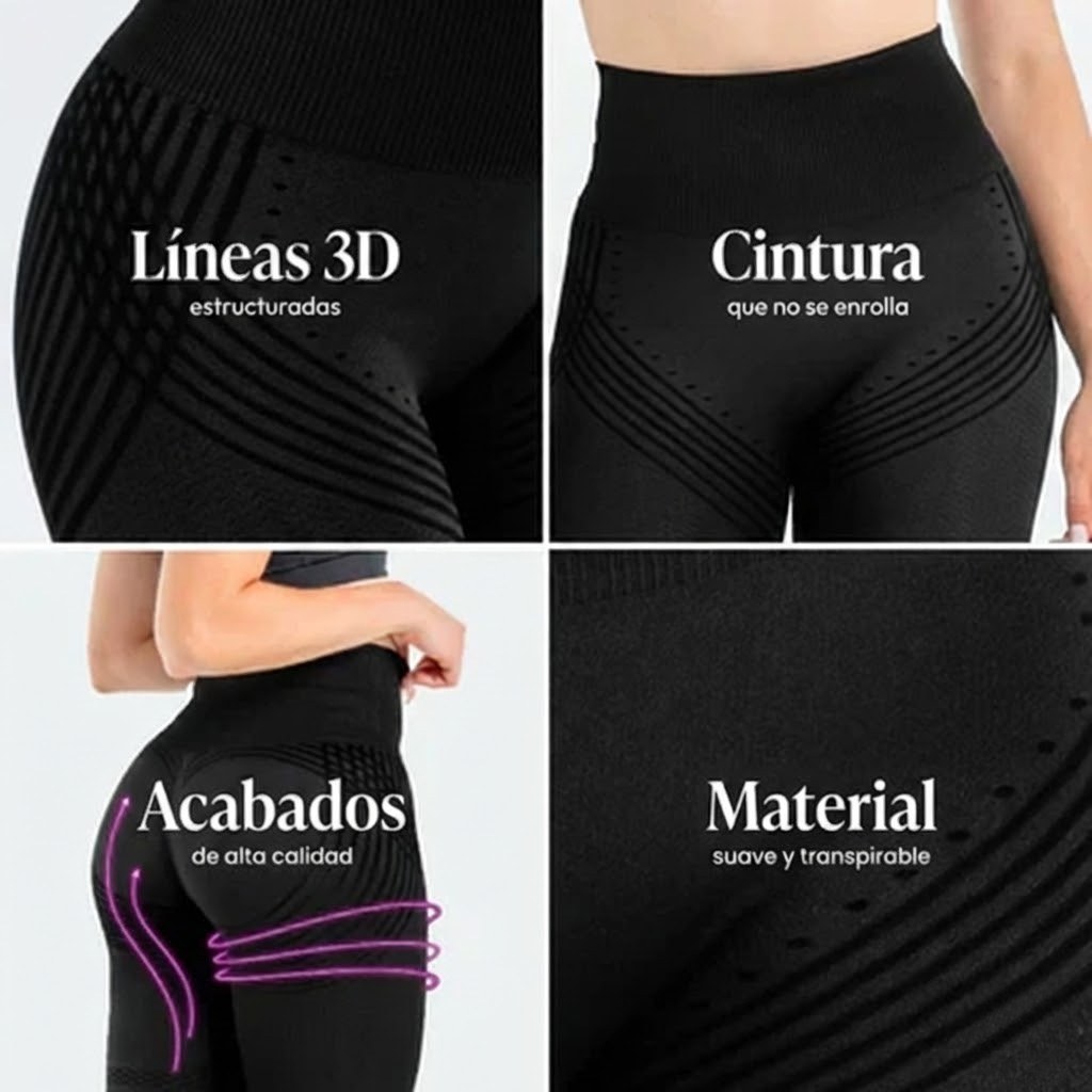 Legganza | Leggins Moldeadores 3D - CurveLift™
