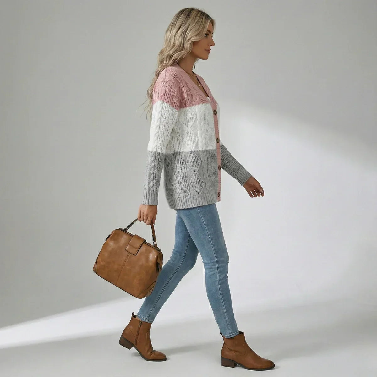 Legganza | Cárdigan de Rayas Allure™