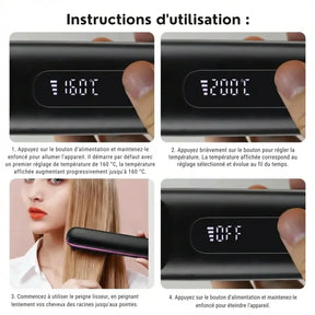 Legganza | Cepillo de peinado para cabello corto – VolumeLift™