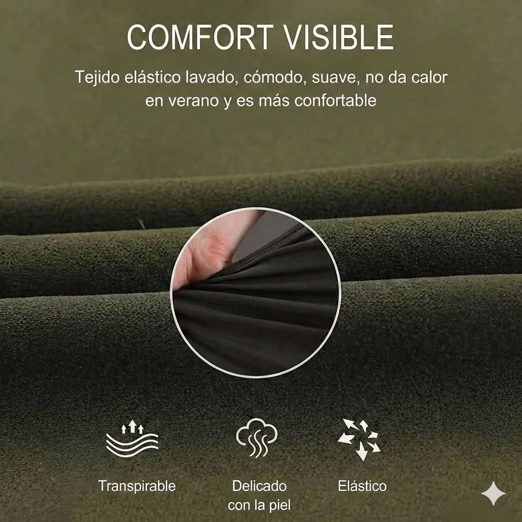 Legganza |Alta elasticidad - Pantalones informales de pierna recta y talle alto