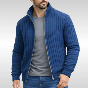 Legganza | Chaqueta clásica elegante con cremallera – RibbedWarm™
