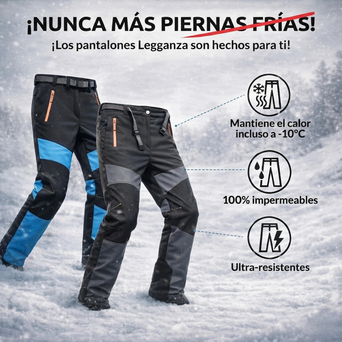 Legganza | Pantalones impermeables e indestructibles para exteriores - TitanWear™