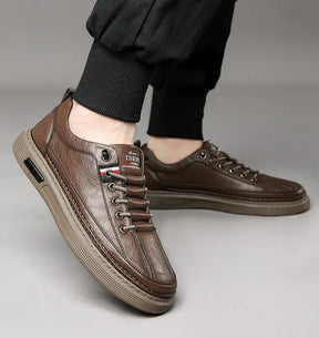 Legganza | Zapatillas casuales de cuero auténtico - Vinny™