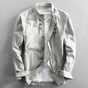 Legganza | Camisa de Cuello Mandarín - Osaka™