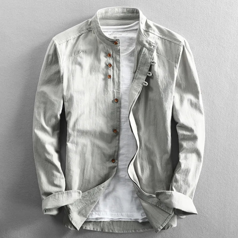 Legganza | Camisa de Cuello Mandarín - Osaka™