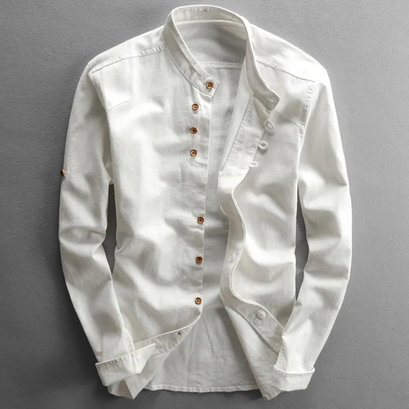 Legganza | Camisa de Cuello Mandarín - Osaka™