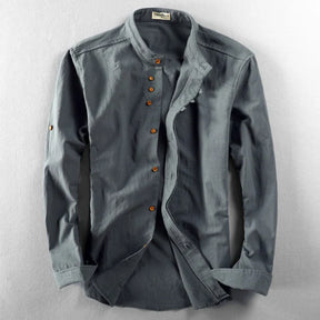 Legganza | Camisa de Cuello Mandarín - Osaka™