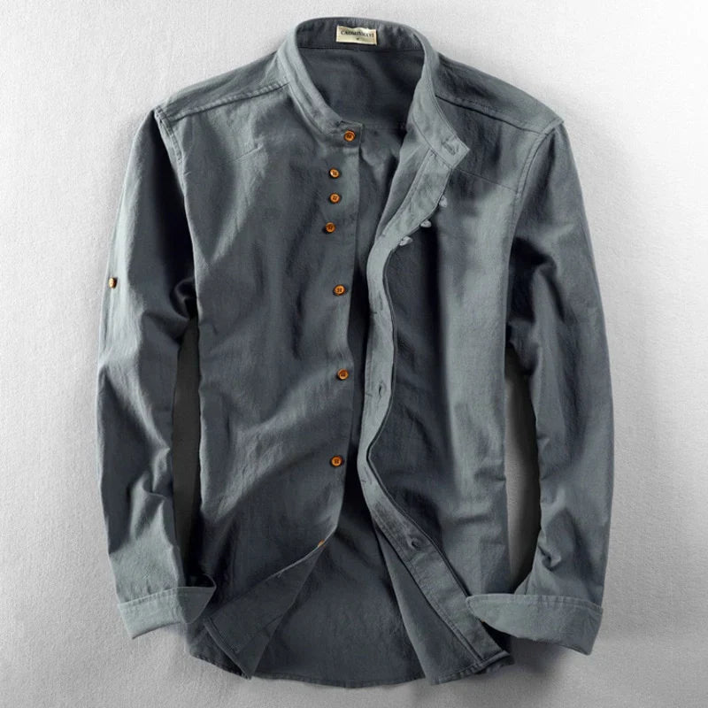 Legganza | Camisa de Cuello Mandarín - Osaka™